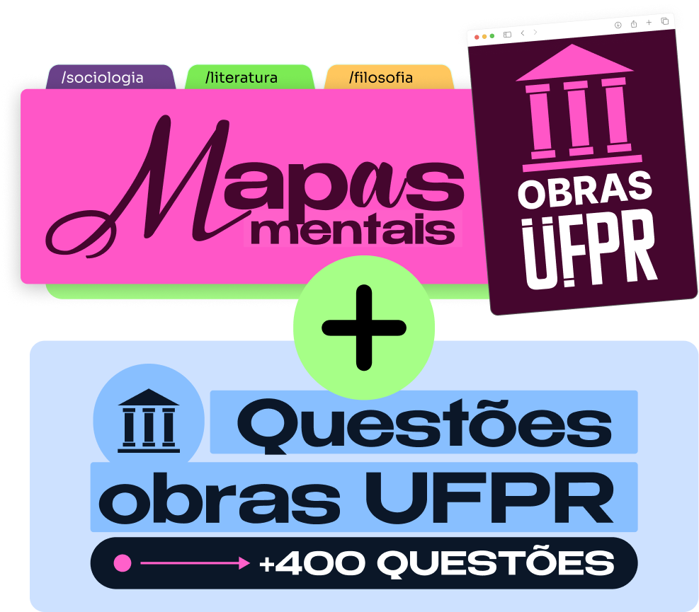 Mapas mentais, Obras UFPR e Questões obras UFPR — mais de 400 questões
